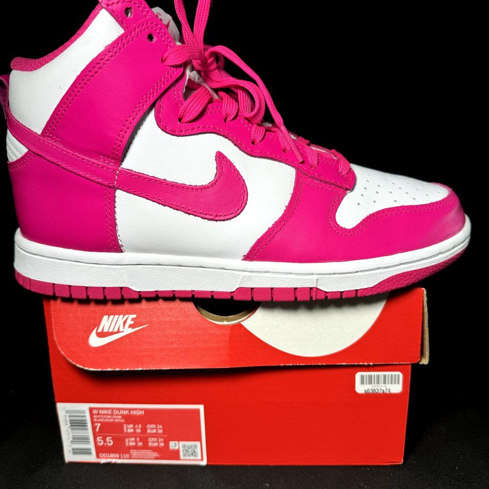 Size 7 - Nike Dunk High Pink Prime 2021 Women's Shoes
